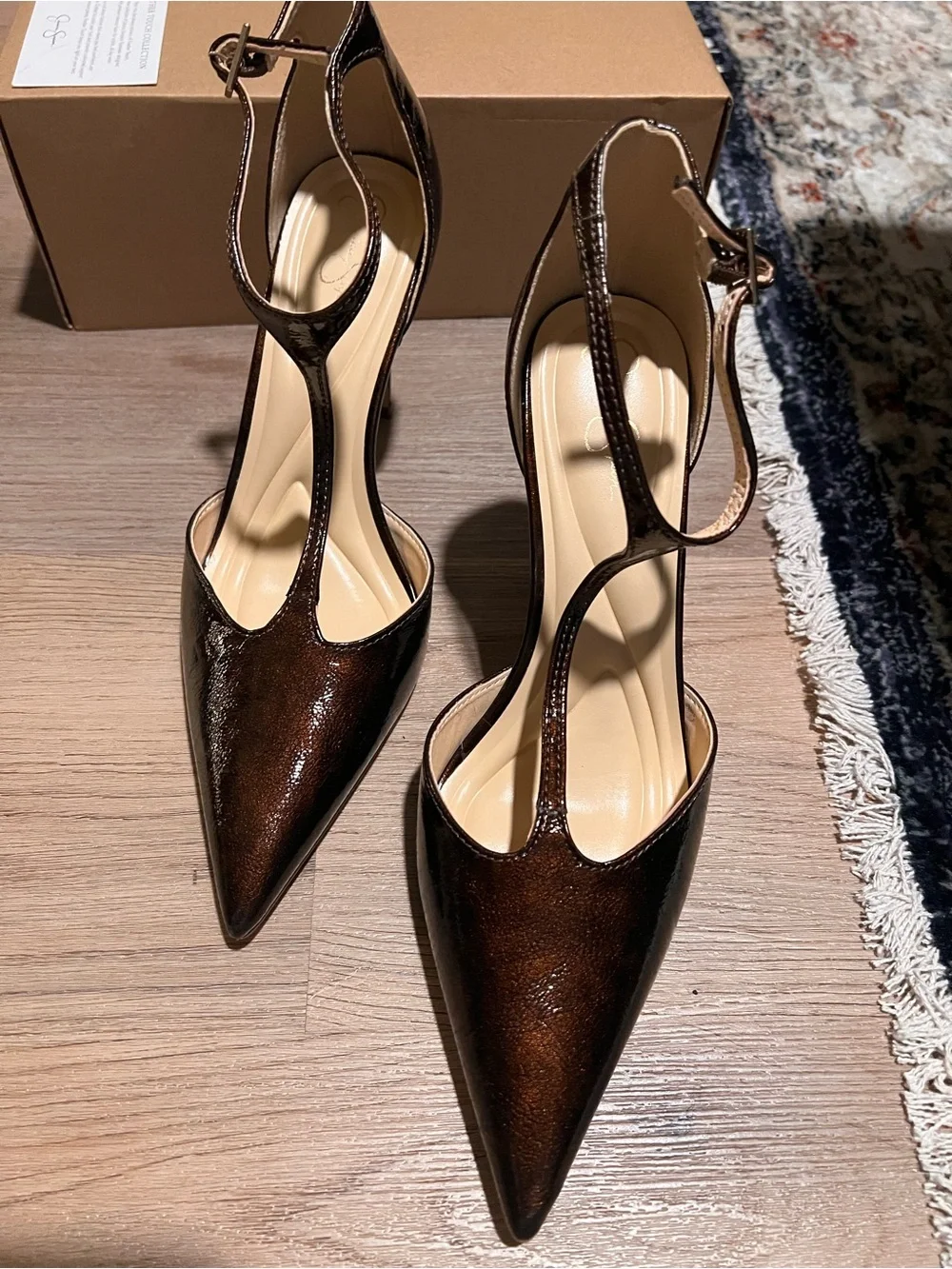 NWT - Jessica Simpson - Willna Pump in Chocolate Bronze